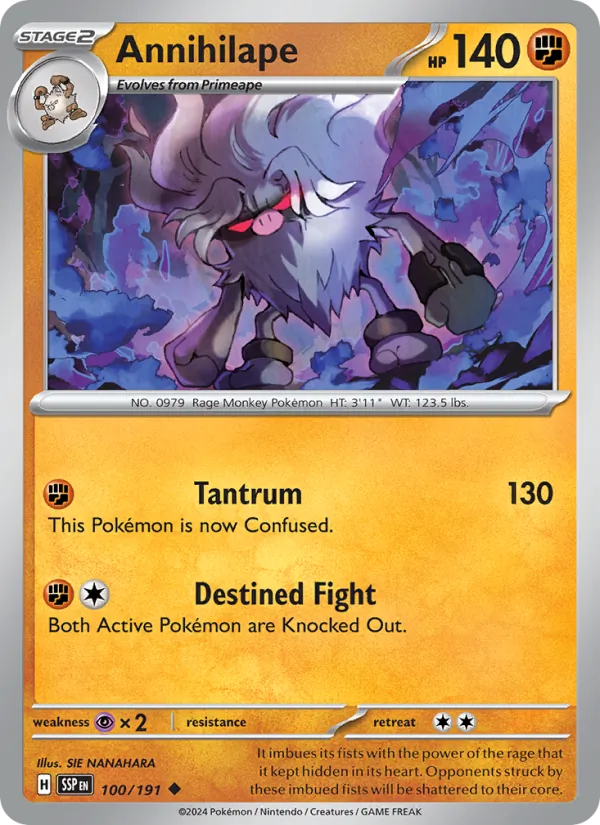 Annihilape 100/191  - Surging Sparks
