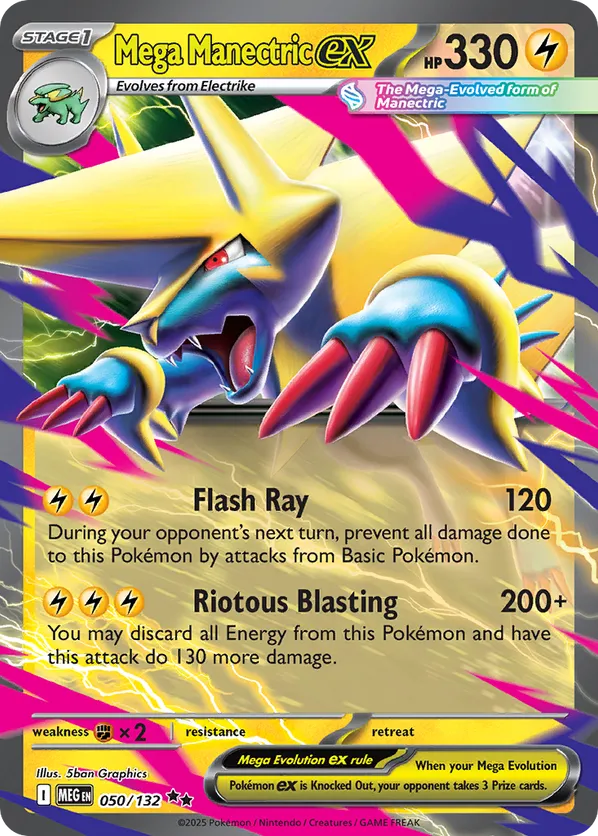 Mega Manectric ex 050/132  - Mega Evolution