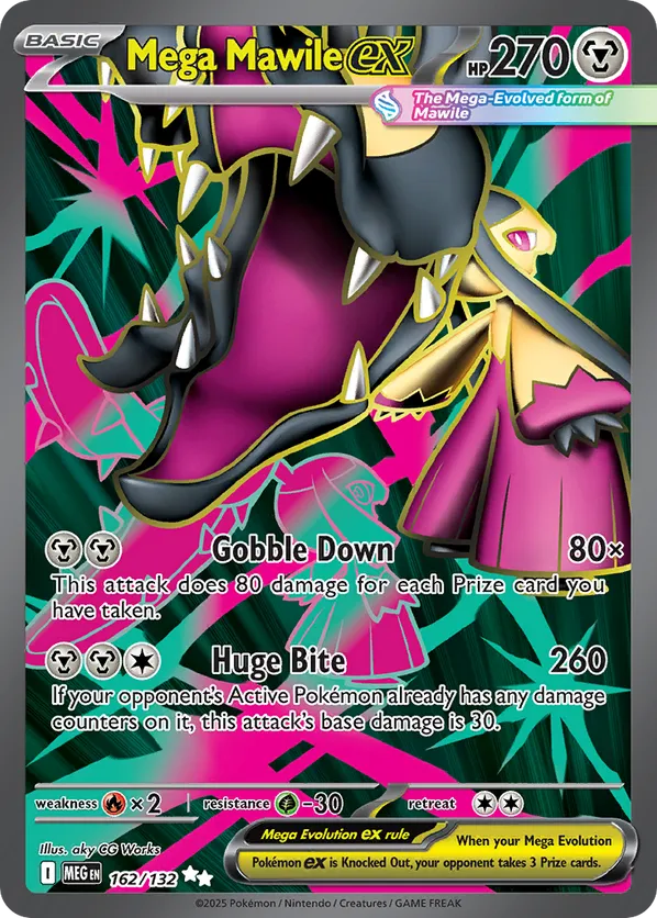 Mega Mawile ex MEG 162/132 Ultra Rare - Mega Evolution