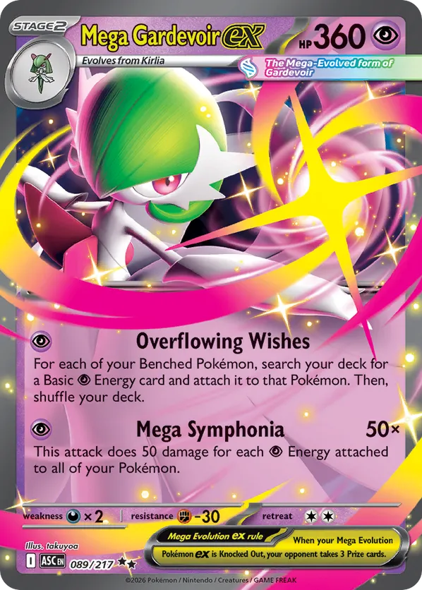 Mega Gardevoir ex 089/217  - Ascended Heroes