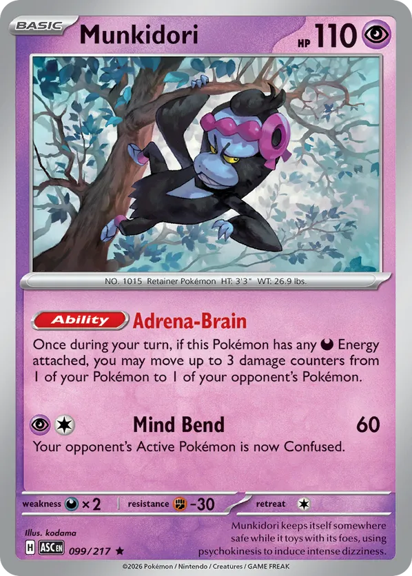 Munkidori 099/217 Holo - Ascended Heroes