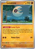 Lunatone 105/217 Holo - Ascended Heroes
