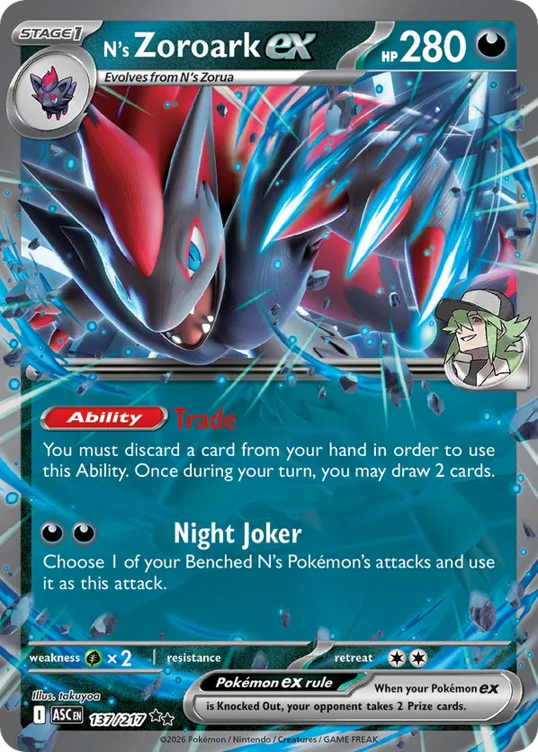N's Zoroark ex 137/217  - Ascended Heroes