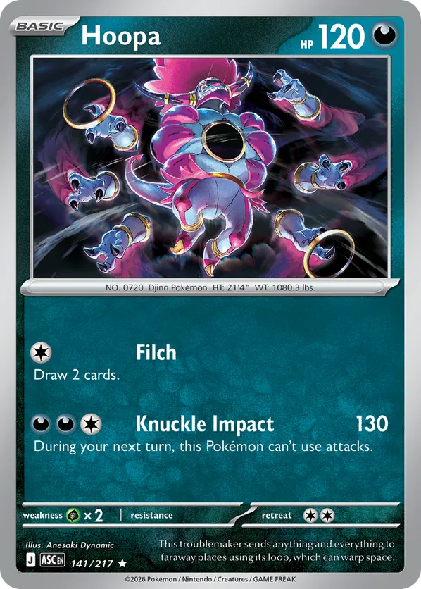 Hoopa 141/217 Holo - Ascended Heroes