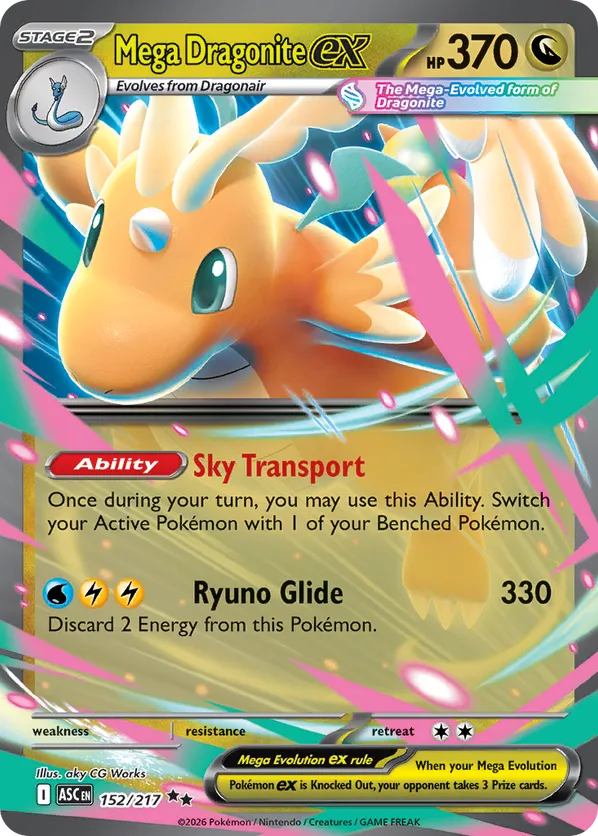 Mega Dragonite ex 152/217  - Ascended Heroes