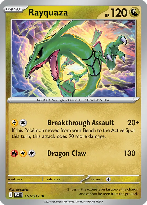 Rayquaza 153/217 Holo - Ascended Heroes
