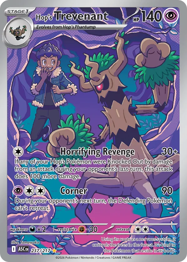 Hop's Trevenant ASC 237/217 Illustration Rare - Ascended Heroes