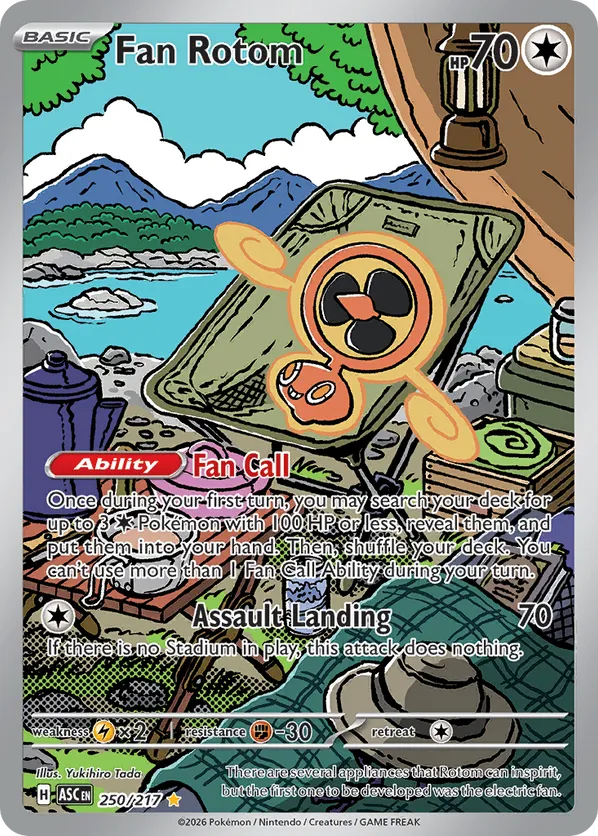 Fan Rotom ASC 250/217 Illustration Rare - Ascended Heroes