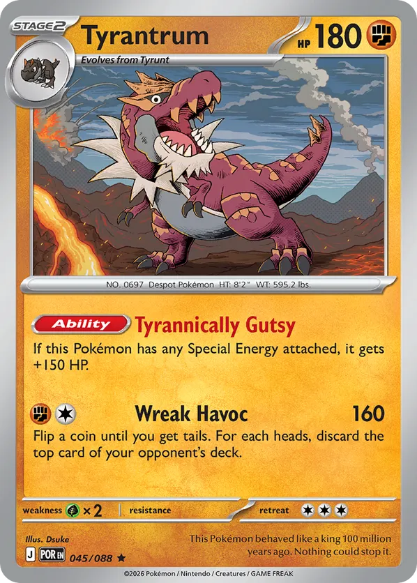 Tyrantrum 045/088 Holo - Perfect Order