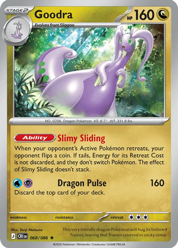 Goodra 068/086 Holo - Chaos Rising