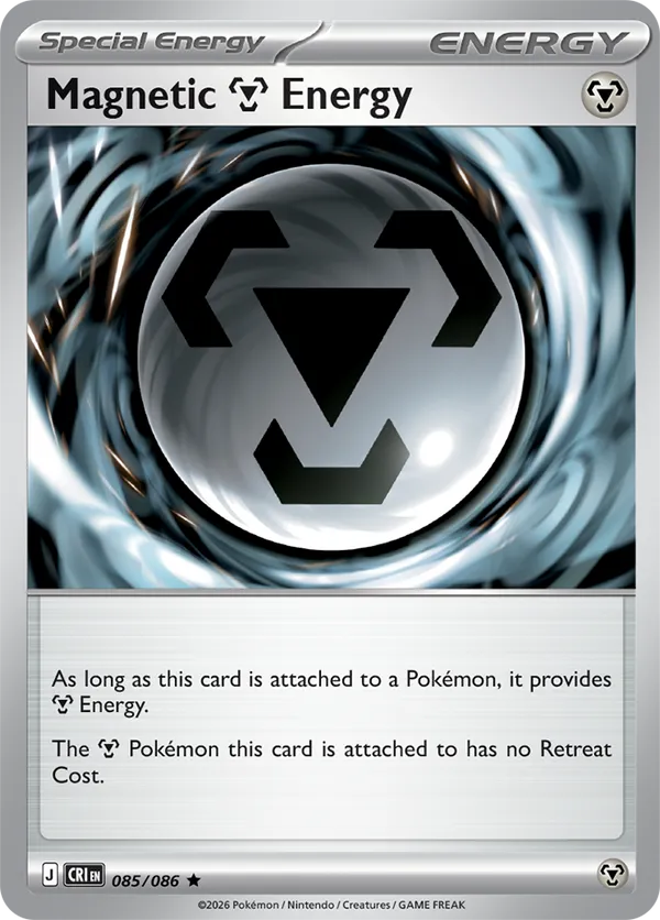 Magnetic Metal Energy 085/086 Holo - Chaos Rising
