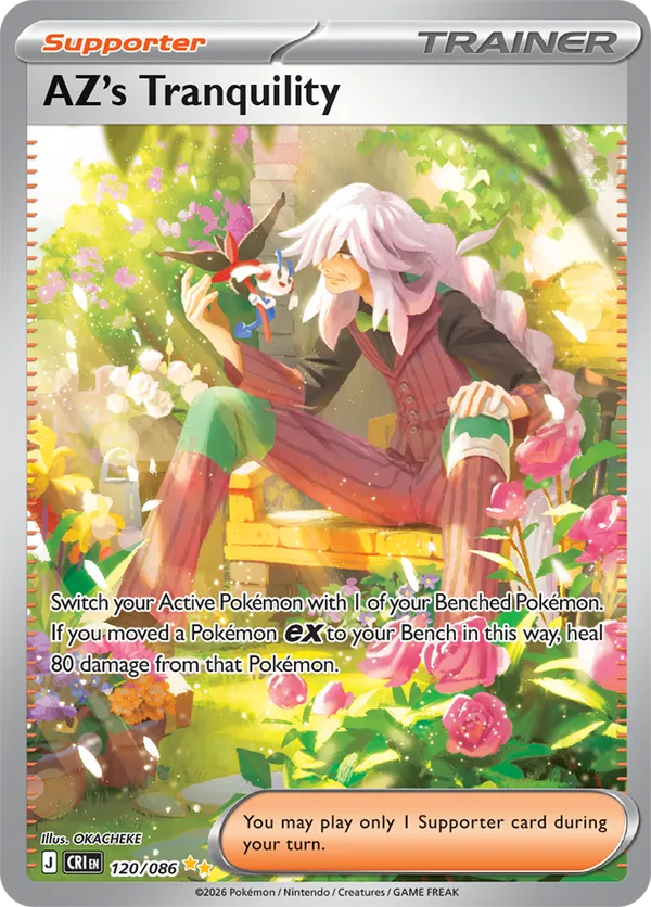 AZ's Tranquility CRI 120/086 Special Illustration Rare - Chaos Rising