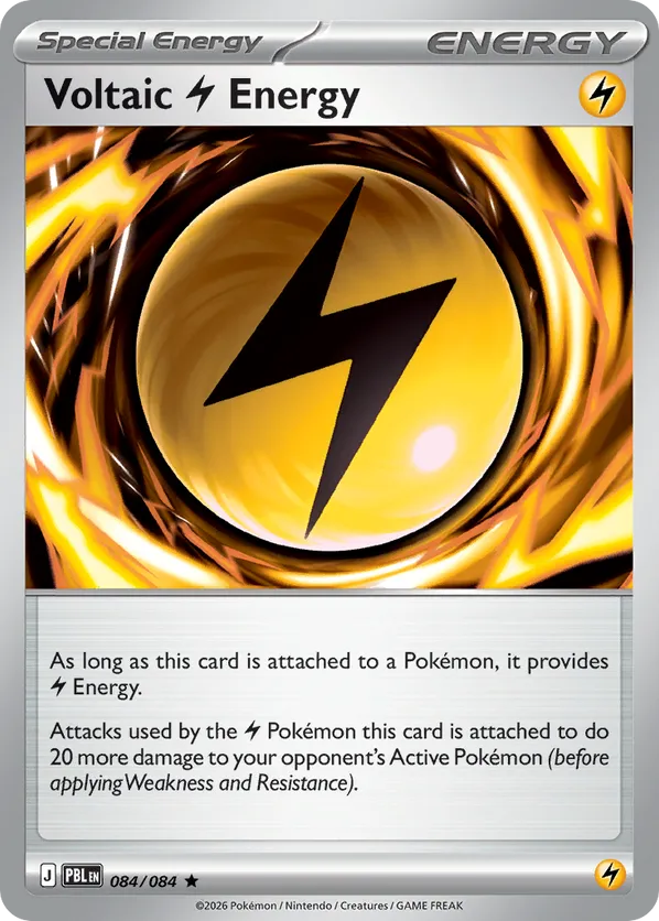 Voltaic Lightning Energy 084/084 Holo - Pitch Black