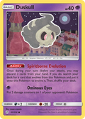 Duskull 083/236  - Cosmic Eclipse