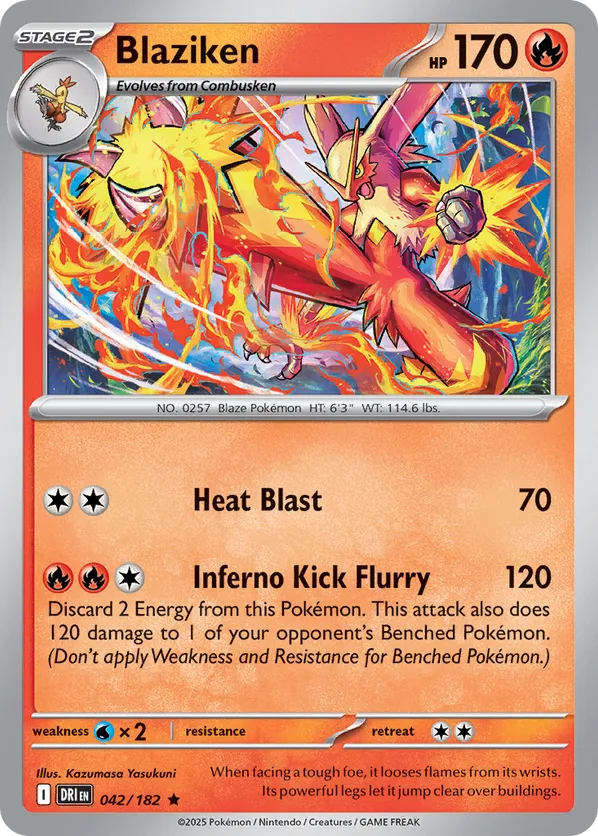 Blaziken 042/182 Holo - Destined Rivals