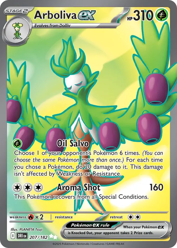 Arboliva ex DRI 207/182 Ultra Rare - Destined Rivals