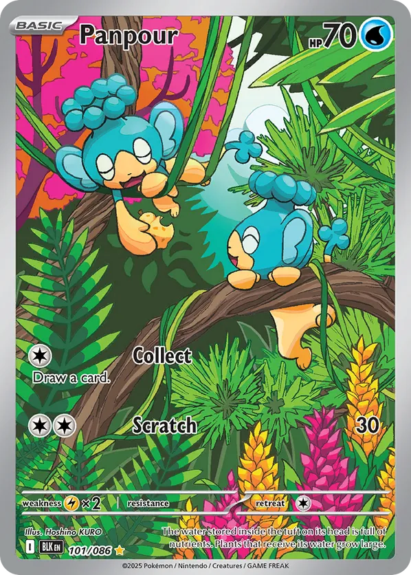 Panpour BLK 101/086 Illustration Rare - Black Bolt
