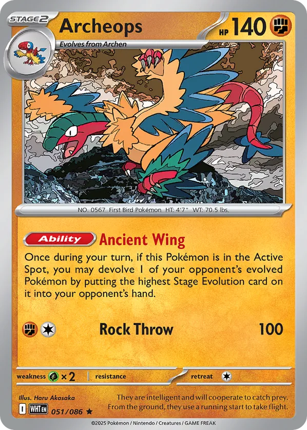 Archeops 051/086 Holo - White Flare