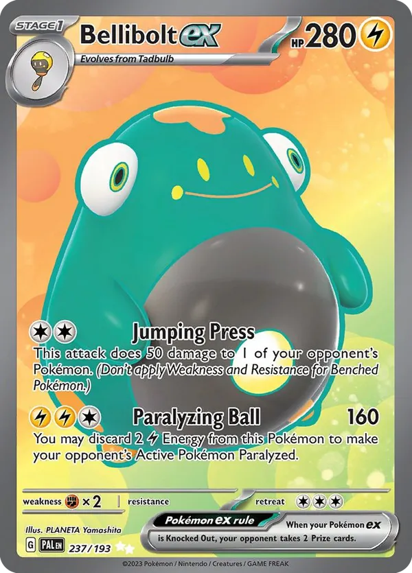 Bellibolt ex PAL 237/193 Ultra Rare - Paldea Evolved