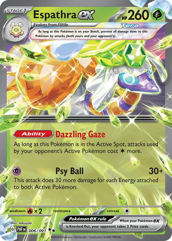 Espathra ex 006/091  - Paldean Fates
