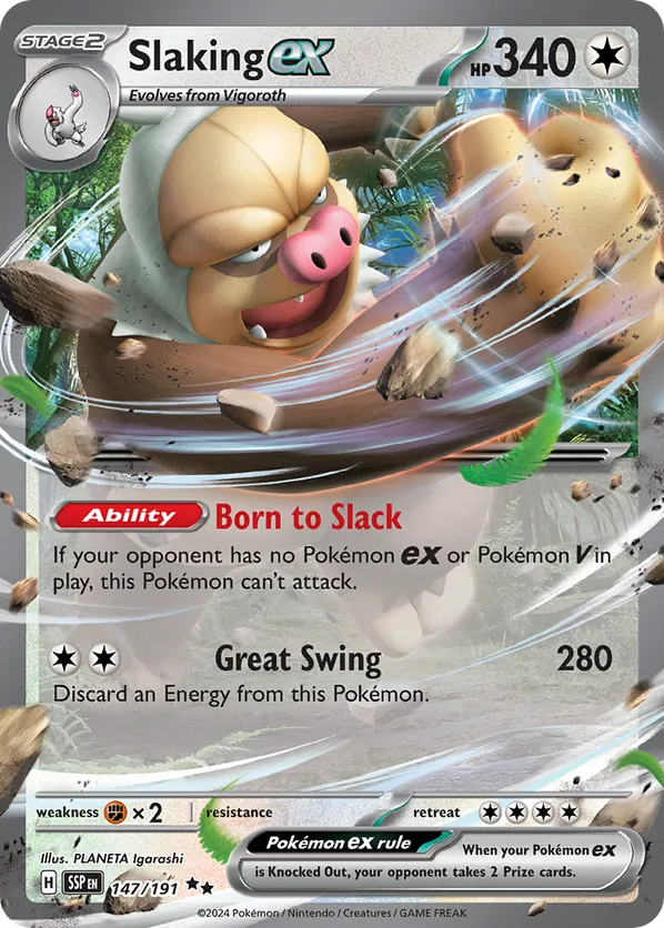 Slaking ex 147/191  - Surging Sparks