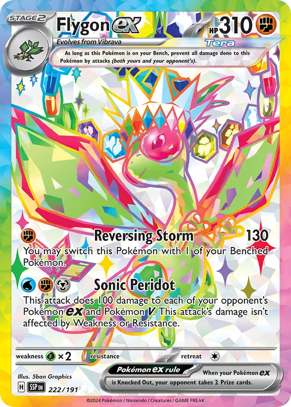 Flygon ex 222/191 Ultra Rare - Surging Sparks