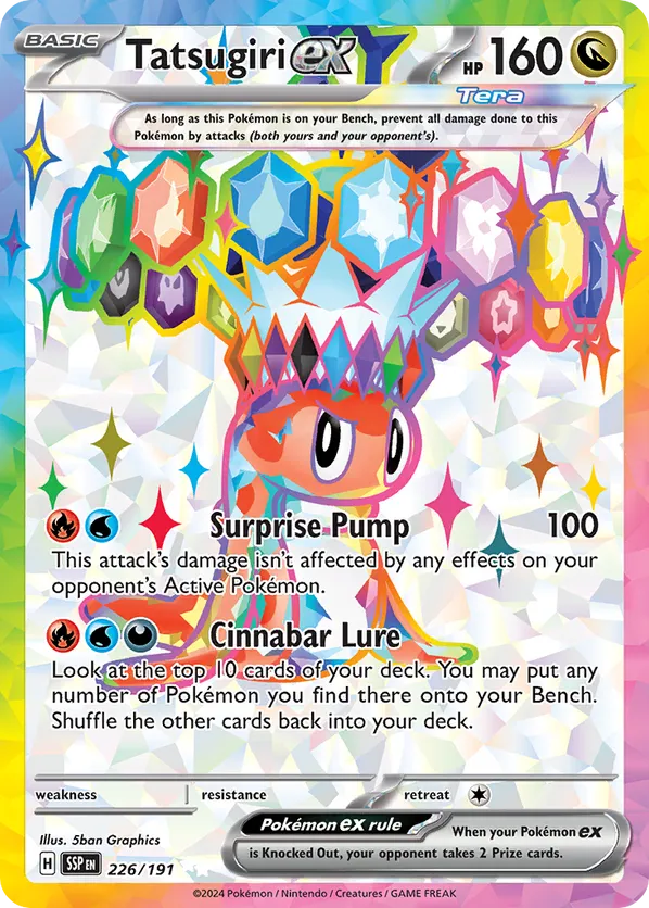 Tatsugiri ex 226/191 Full Art - Surging Sparks