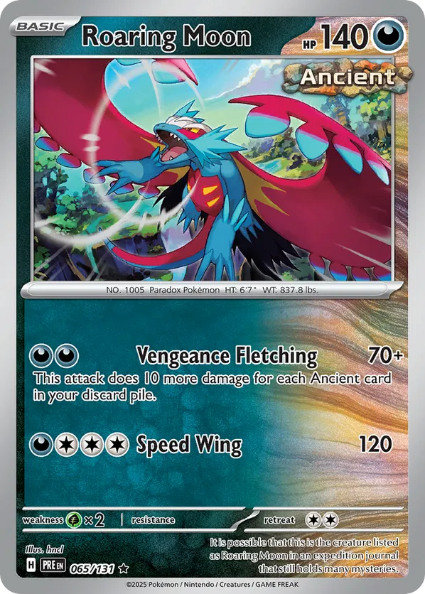 Roaring Moon 065/131 Holo - Prismatic Evolutions