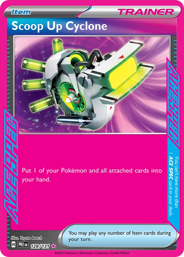 Scoop Up Cyclone 128/131 ACE SPEC - Prismatic Evolutions