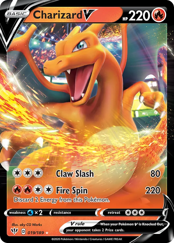 Charizard V 019/189 - Darkness Ablaze